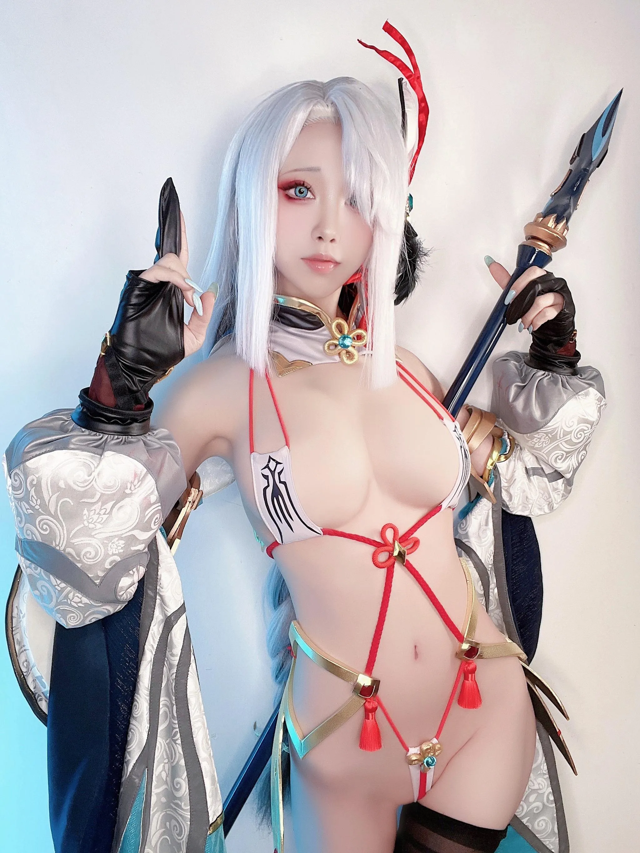 水淼Aqua – NO.110 原神 申鹤-自拍 [60P]插图2